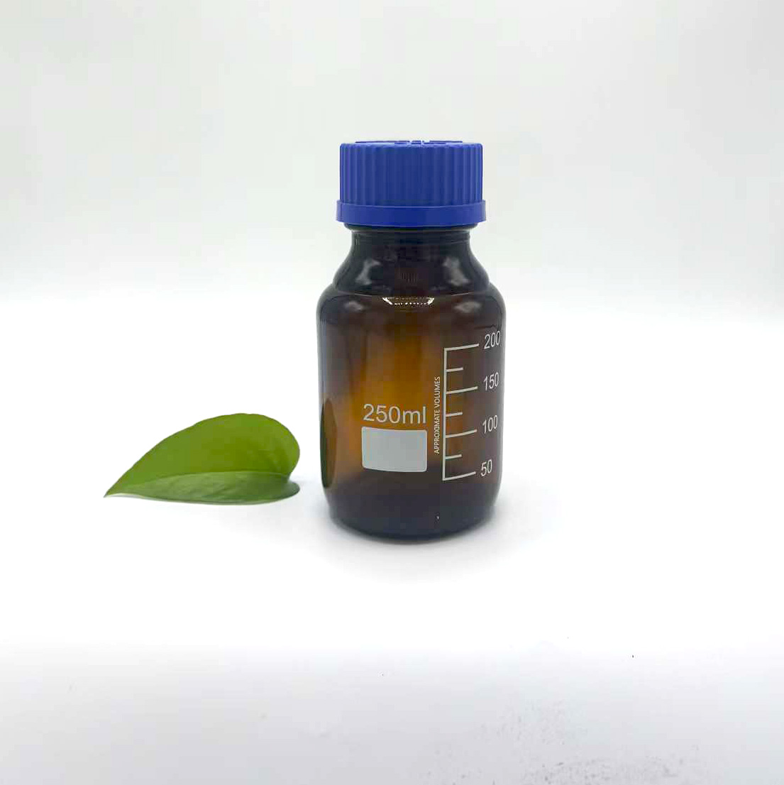 Flacone di reagente in vetro ambrato da 250 ml Flacone di reagente in vetro ambrato da 250 ml