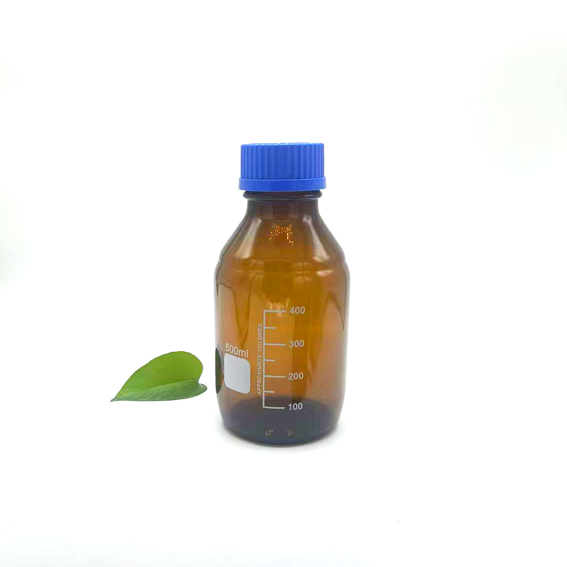 Flacone di reagente in vetro marrone da 500 ml
